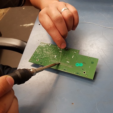 PCB been repaired by scalemen of florida technician